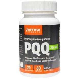 Jarrow Formulas, PQQ (пирролохинолинхинон хинона), 20 мг, 60 капсул JRW-12034 фото