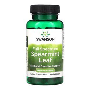 Full Spectrum Spearmint Leaf 400mg - 60 caps 2023-10-4065 фото
