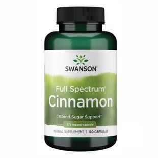 Full Spectrum Cinnamon 375 mg - 180caps 100-66-2771794-20 фото