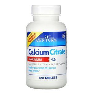 Calcium Citrate + D3 Max - 120 tabs (Пошкоджена банка) 2023-10-7797 фото