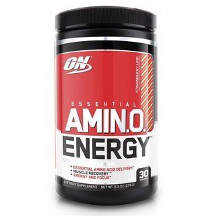 Optimum Nutrition, Энергия незаменимых аминокислот, клубника и лайм, 9,5 унций (270 г) OPN-05169 фото