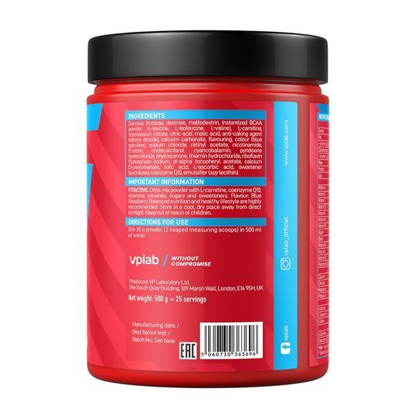 FitActive Isotonic Drink - 500g Blue Raspberry 2024-11-0171 фото