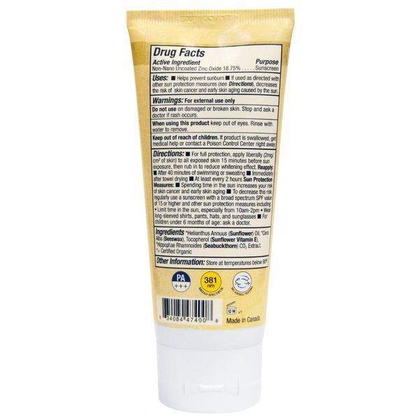Badger Company, Солнцезащитный крем с оксидом цинка, фактор защиты SPF 30, без запаха, 2,9 жидк. унц. (87 мл) WSB-47400 фото