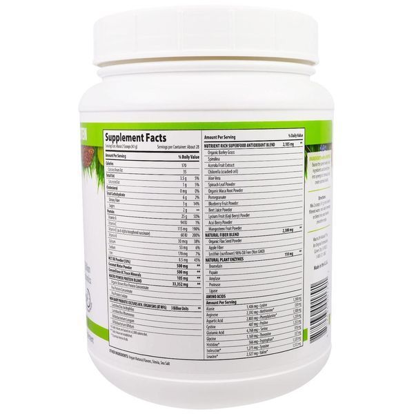 Macrolife Naturals, MacroMeal, Веганское, основное супер питание, ваниль, 40.5 унции(1,148 г) MGI-00179 фото