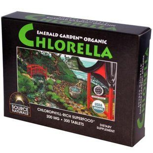 Source Naturals, Органическая хлорелла Emerald Garden, 200 мг, 300 таблеток SNS-02117 фото