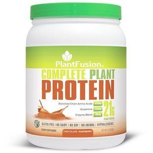 PlantFusion, Полный растительный белок, шоколад и малина, 1 фунт (454 г) PLF-00192 фото