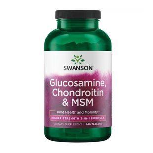 Glucosamine Chondroitin & Msm - Higher Strength 240 tabs 2023-10-5715 фото