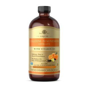 Liquid Calcium Magnesium Citrate with Vitamin D3 - 473ml Natural Orange-Vanilla 2023-10-3671 фото