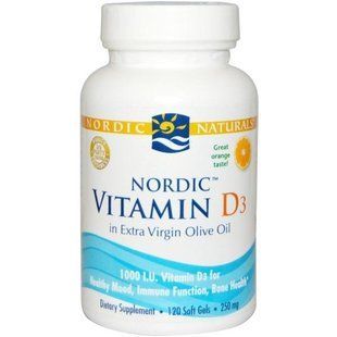 Nordic Naturals, Витамин D3, со вкусом апельсина, 250 мг, 120 гелевых капсул NOR-01600 фото