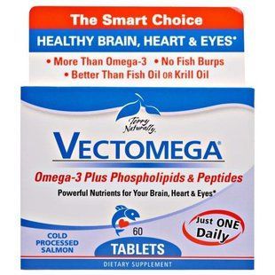 EuroPharma, Terry Naturally, Vectomega, 60 таблеток EUR-19996 фото