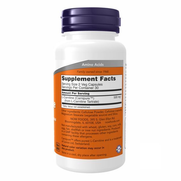 L-Carnitine 250mg - 60 vcaps 2022-10-1398 фото