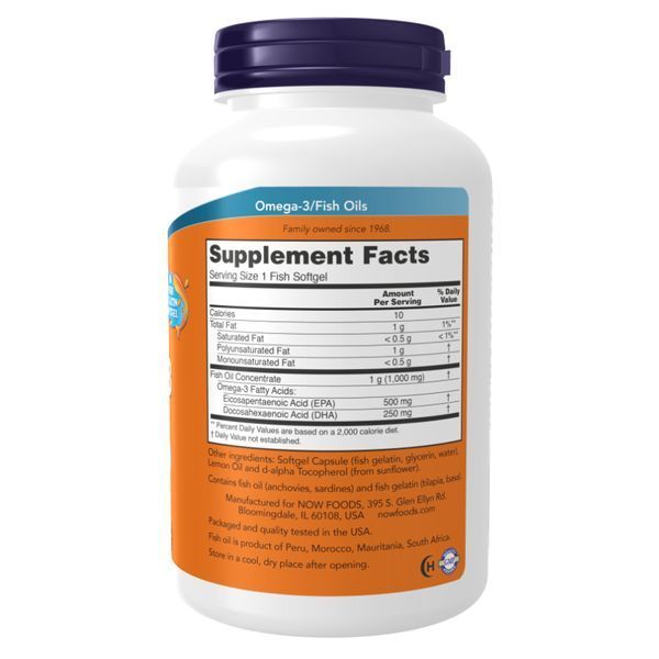 Ultra Omega-3 FO 500/250 Fish Gelatin - 180 Softgels 2022-10-0411 фото