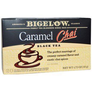 Bigelow, Caramel Chai, 20 Tea Bags, 1.73 oz (49 g) LOW-00160 фото