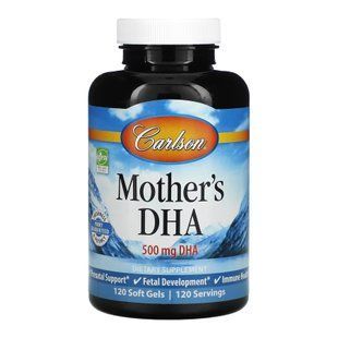 Mother's DHA 500mg - 120 softgels 2023-10-3890 фото