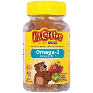 Lil Critters, Омега-3, 60 жувальних таблеток LIL-01426 фото
