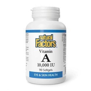 Vitamin A 10000 IU - 90 softgels 2023-10-6549 фото