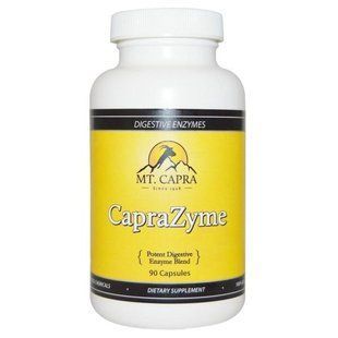 Mt. Capra, Ферменты из козьего молока CapraZyme, 90 капсул MTC-12000 фото