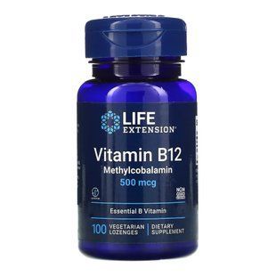 B12 500 mcg - 100 lozenges 2022-10-1878 фото