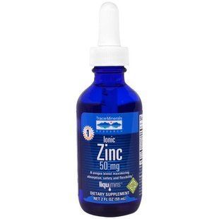 Ионный жидкий цинк Trace Minerals Research 50 мг, 59 мл TMR-00019 фото