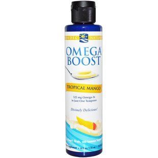 Nordic Naturals, Заряд омега з тропічним манго, 6 рідких унцій (178 мл) NOR-01655 фото