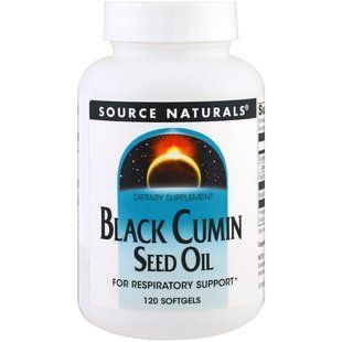 Source Naturals, Масло семян черного тмина, 120 мягких желатиновых капсул SNS-02757 фото