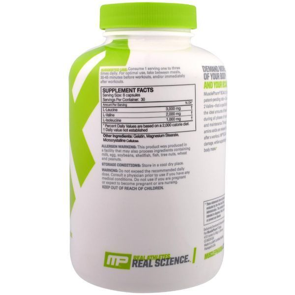 Muscle Pharm, BCAA 3:1:2, 240 капсул MSF-05337 фото