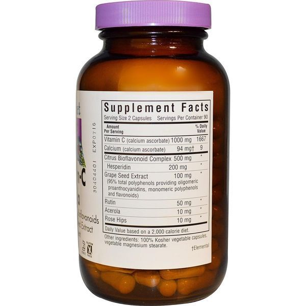 Bluebonnet Nutrition, Склад Optimum-C, 180 капсул на рослинній основі BLB-00533 фото
