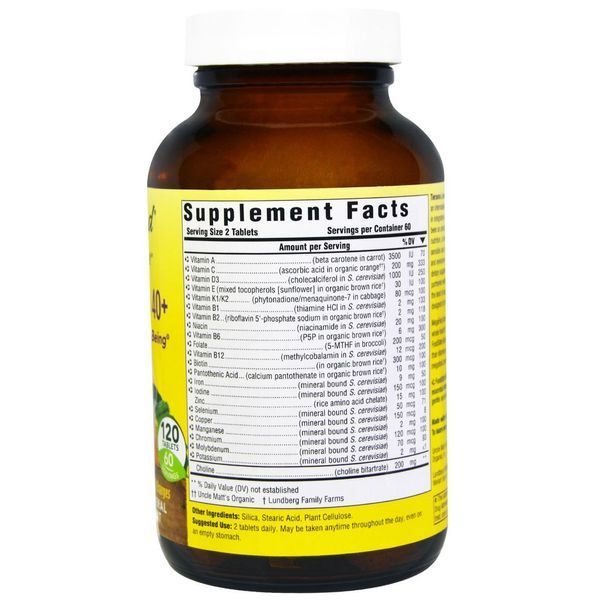 MegaFood, Multi for Women 40+, 120 Tablets MGF-10322 фото