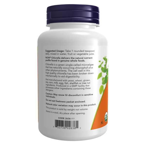 Organic Chlorella Pure Powder - 113g 2022-10-2599 фото