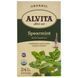 Alvita Teas, Organic, чай с мятой колосовой, без кофеина, 24 чайных пакетика по 1,42 унции (40 г) каждый ALV-03995 фото 1