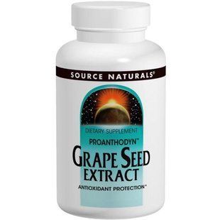 Source Naturals, Проантодин, екстракт виноградних кісточок, 100 мг, 120 таблеток SNS-00994 фото