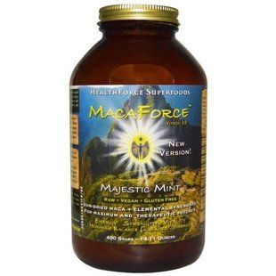 HealthForce Nutritionals, Сила Маки, Версия 3.0, Королевская мята, 14.11 унции (400 г) HFC-01267 фото