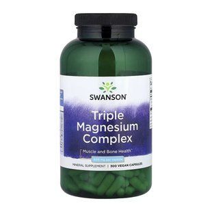 Triple Magnesium Complex 400mg - 300caps 100-89-7242277-20 фото