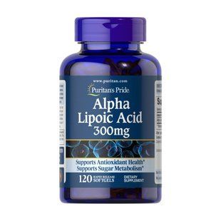 Alpha Lipoic Acid 300 mg - 120 softgels 2023-10-2479 фото