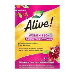 Women's 50+ Complete Multivitamin - 50 tabs (Пошкоджена упаковка) 2023-10-7964 фото