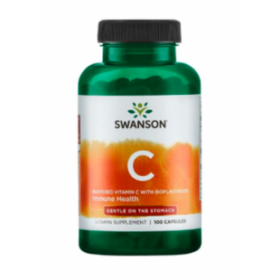 Immune Health Buffered Vitamin C with Bioflavonoids - 100 caps 100-32-0312292-20 фото