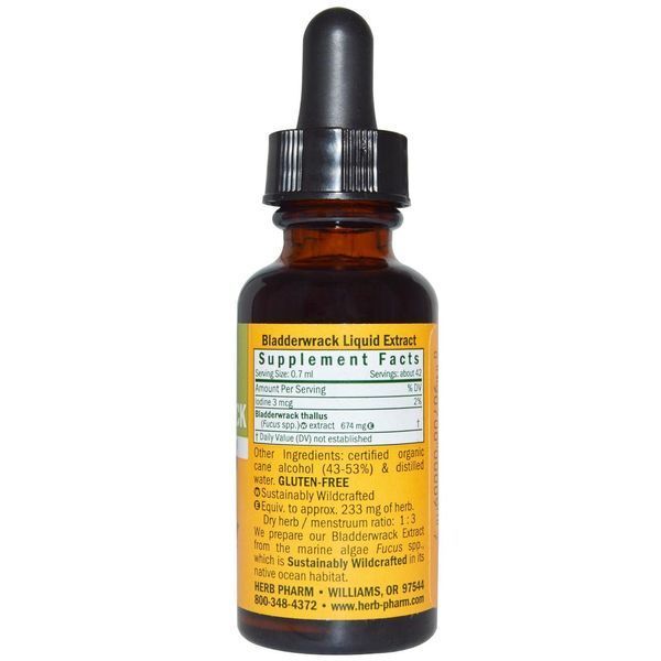 Herb Pharm, Бурі водорості, 30 мл HBP-00009 фото