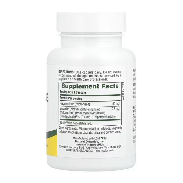Ultra Pregnenolone with Bioperine - 60 caps 2023-10-6121 фото