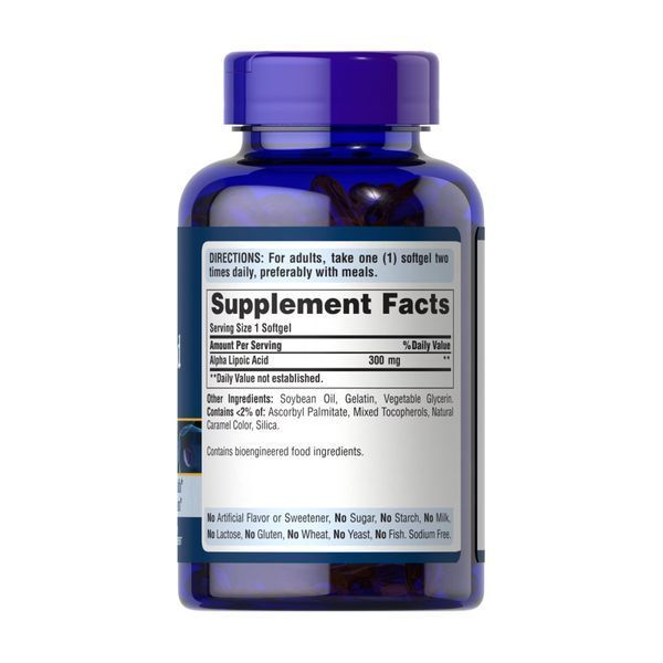 Alpha Lipoic Acid 300 mg - 120 softgels 2023-10-2479 фото
