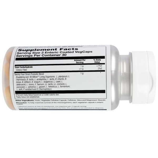Solaray, Super Multidophilus, КОЕ, Solaray, 60 вегетарианских капсул с покрытием SOR-90578 фото