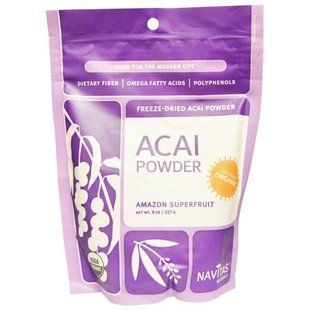 Navitas Organics, Органічний порошок асаї, 8 унцій (227 г) NAV-00037 фото