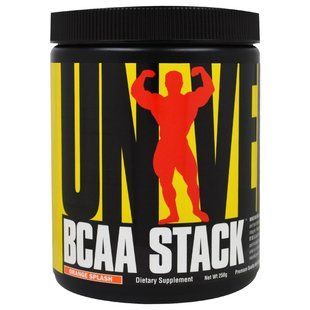 Universal Nutrition, Комплекс амінокислот BCAA Stack, апельсиновий смак вибух, 250 г UNN-05154 фото