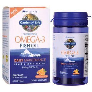 Minami Nutrition, Риб'ячий жир омега-3 зі смаком апельсина, 60 капсул MIN001 фото