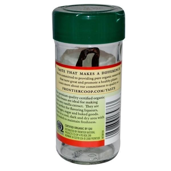 Frontier Natural Products, Органические плоды ванили, выращенный на ферме, цельные, 1 плод FRO-18473 фото