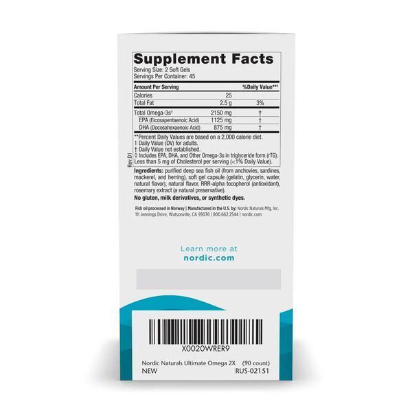 Ultimate Omega 2X - 90 softgels 2023-10-5972 фото
