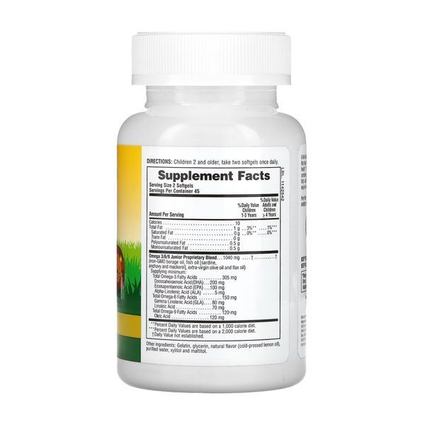 Kids Omega 3 6 9 - 90 softgels 2023-10-2370 фото