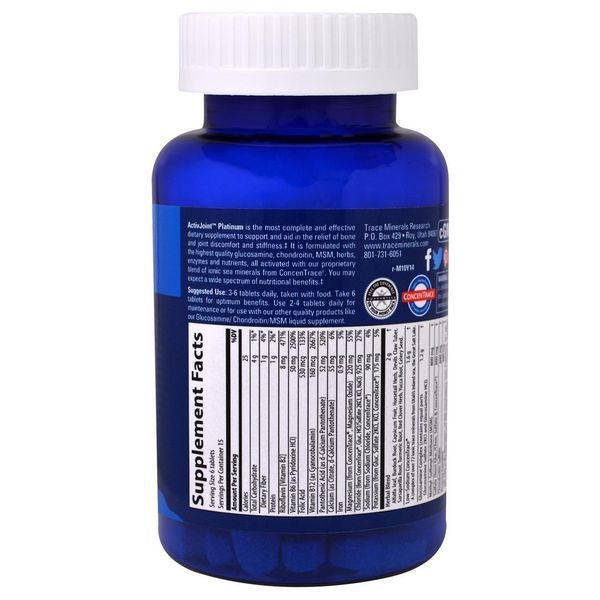 Trace Minerals Research, Препарат ActivJoint Platinum,90 таблеток TMR-00030 фото