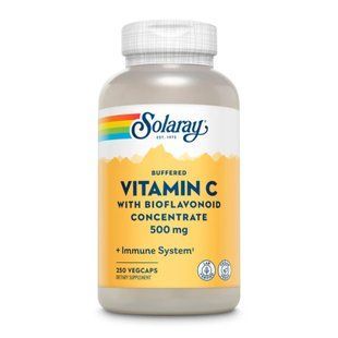 Vitamin C with Bioflavonoids 500mg - 250 veg caps 2023-10-3569 фото