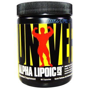 Universal Nutrition, Альфа-ліпоєва кислота, 60 капсул UNN-05196 фото