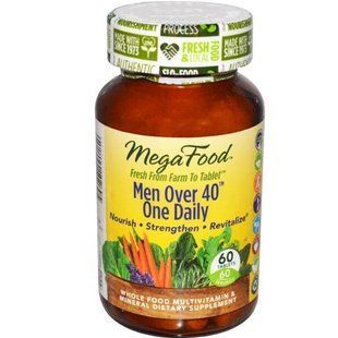 MegaFood, Для мужчин старше 40, по одной таблетке в день, без железа, 60 таблеток MGF-10269 фото